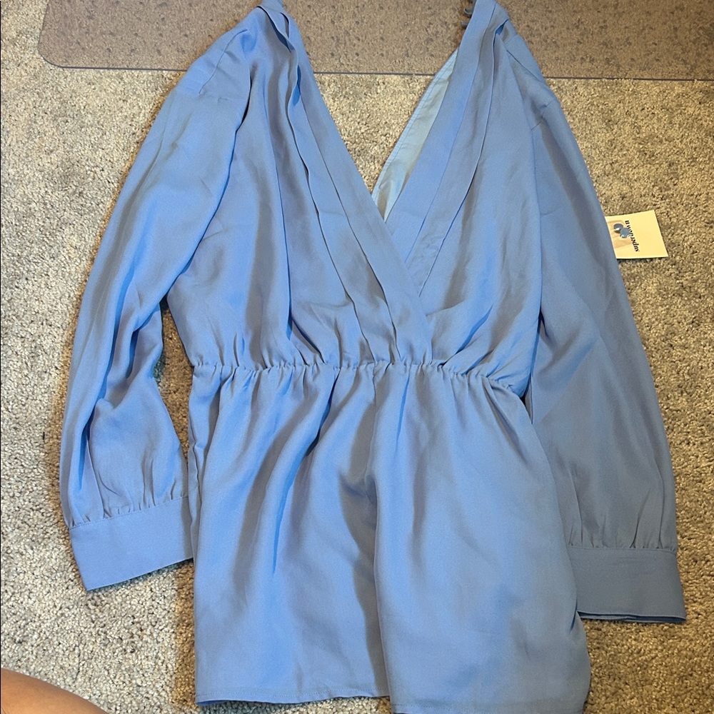 Kaycie Drape Neck Romper